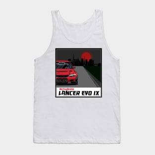 Mitsubishi Lancer Evolution evo 9, IX, JDM Car Tank Top